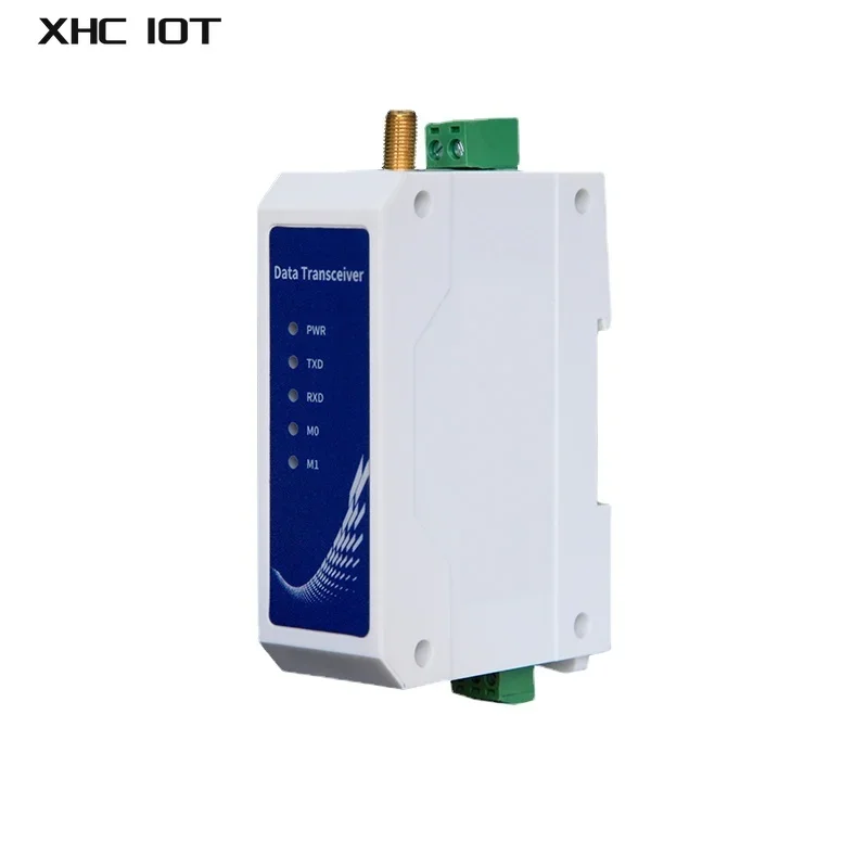 

SX1278 433Mhz Wireless Data Transmission Station LoRa RS485 Modbus 30dBm 8km Long Distance 12V 24V XHCIOT E95-DTU(433L30-485)-V8