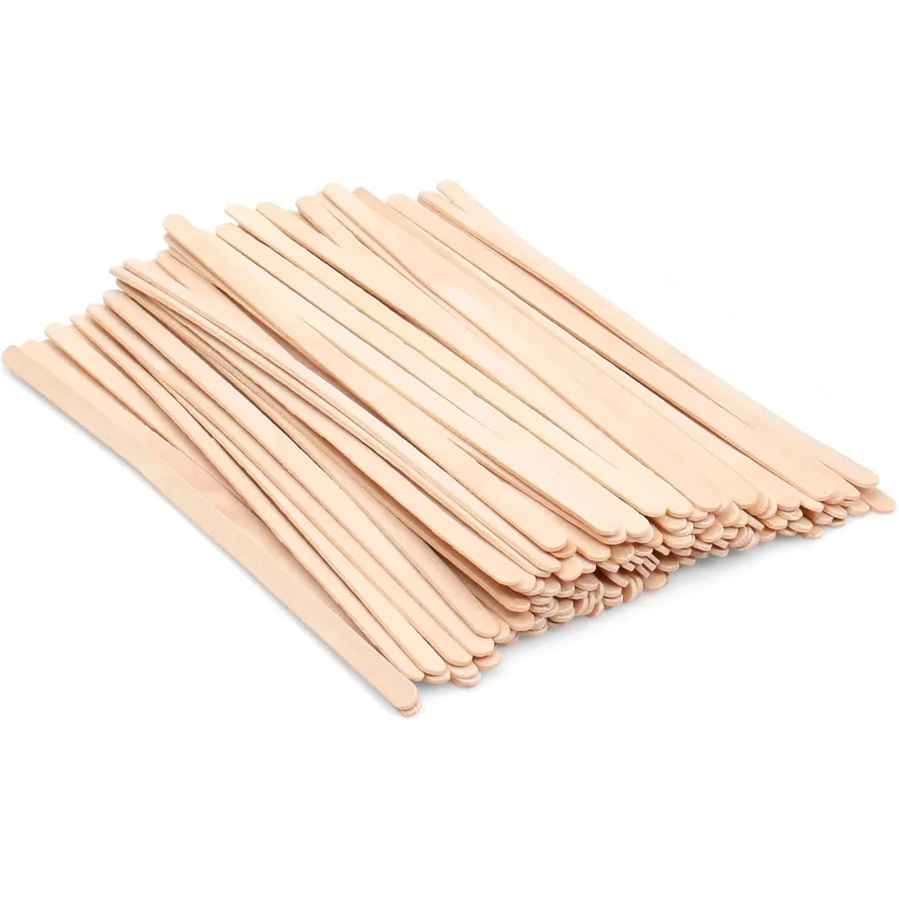 

Wooden Coffee Stirrer, 100 Disposable Birchwood Coffee Sticks, Coffee Bar Accessories
