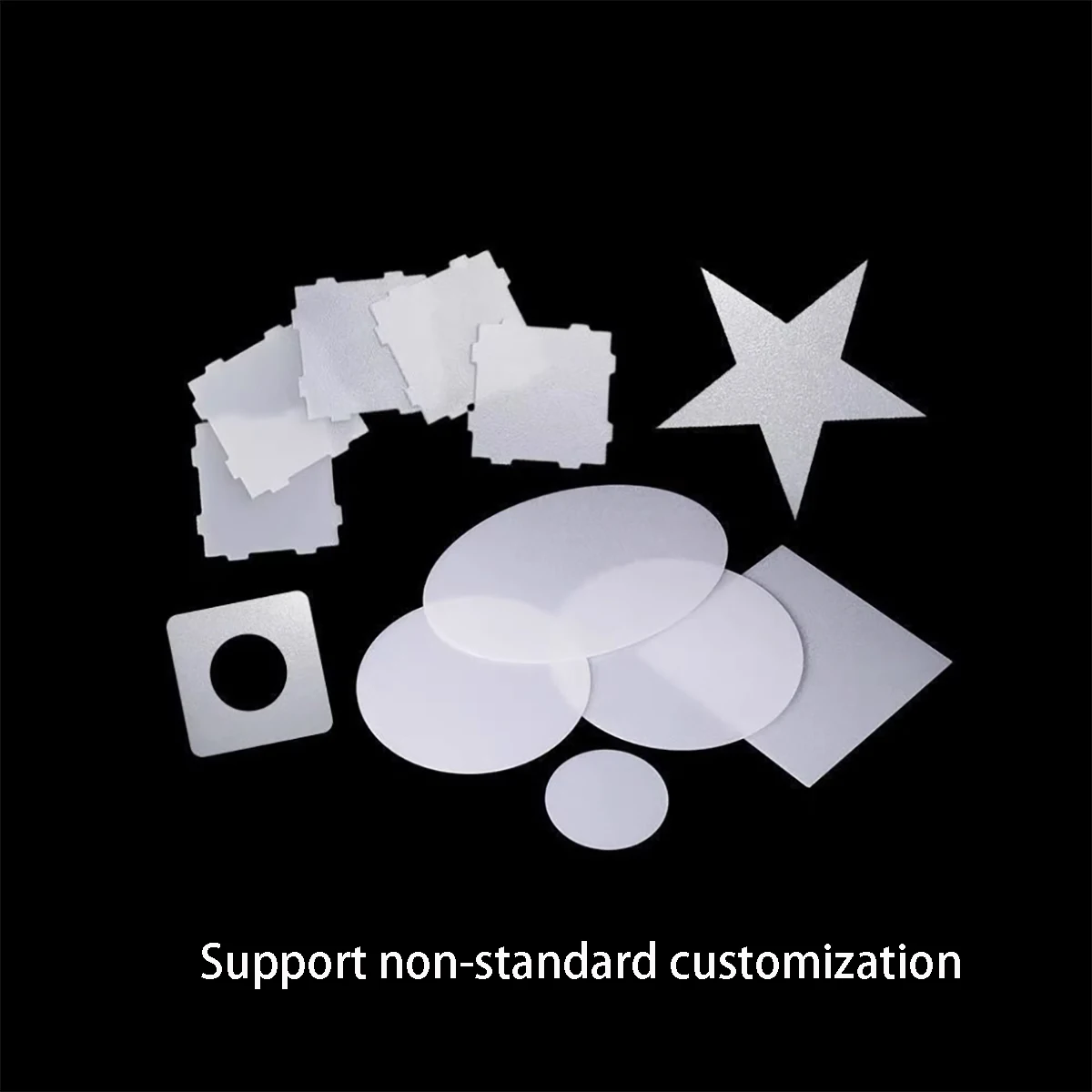 White Acrylic Board, 200*200/300*300/300/400mm Porcelain White Reflector, Milky White/Wax Gourd White Translucent Light Box Boar