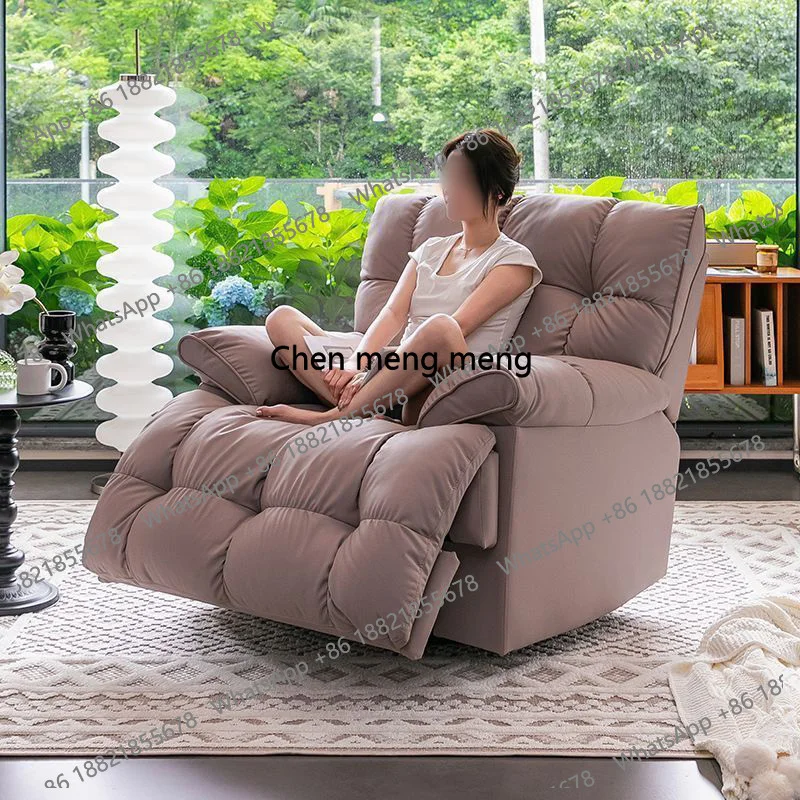 

Современное поворотное кресло-реклайнер, широкое мягкое кресло для отдыха в гостиной, роскошное уютное кресло-качалка, диван-кресло для офиса, акцентное кресло