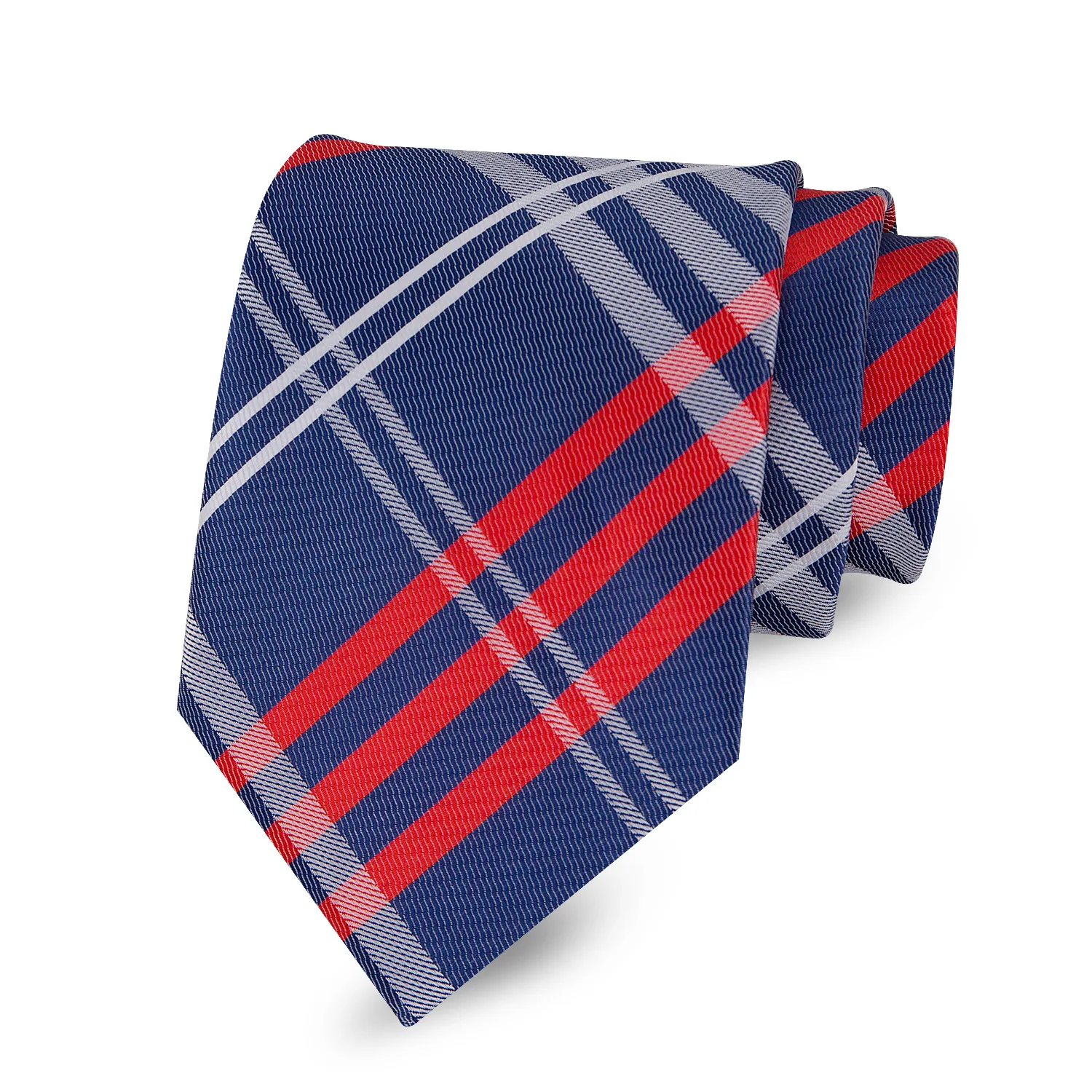 Fashion Woven Striped Ties For Men Skinny Men Neck Tie For Wedding Casual Plaid Neckties Suits Slim Plaid Neck Ties Gravatas