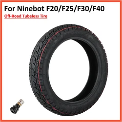 Tubeless Vacuum Tire For Segway Ninebot F20 F25 F30 F40 Electric Scooter 10*2.125 Off-road Explosion-Proof With Air Valve Tyres