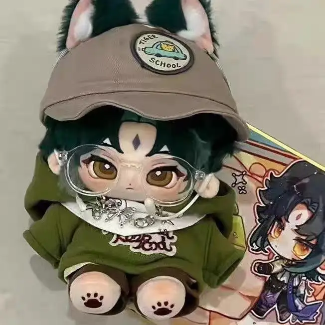 

20cm Xiao Plush Doll Genshin Impact Cute Kawaii Stuffed Doll Figure Plushie Soft Toy Birthday Gift New Year Present for Girl