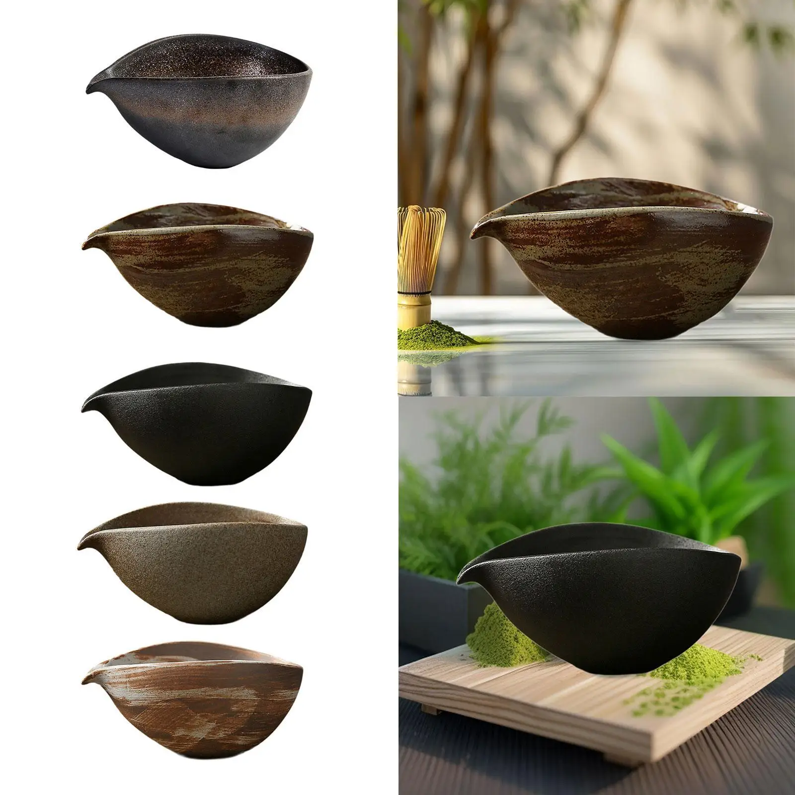 Cuenco Matcha con boquilla Ceremonia del té Accesorio Matcha Taza de té con boquilla para verter