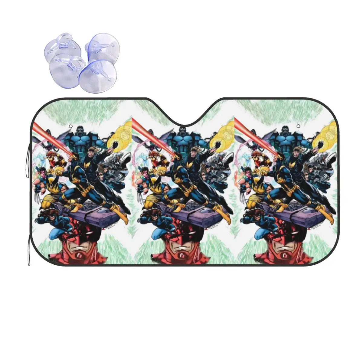 

Пользовательские X-Men комиксы аниме переднее лобовое стекло солнцезащитный козырек супергерой складной козырек солнцезащитный козырек