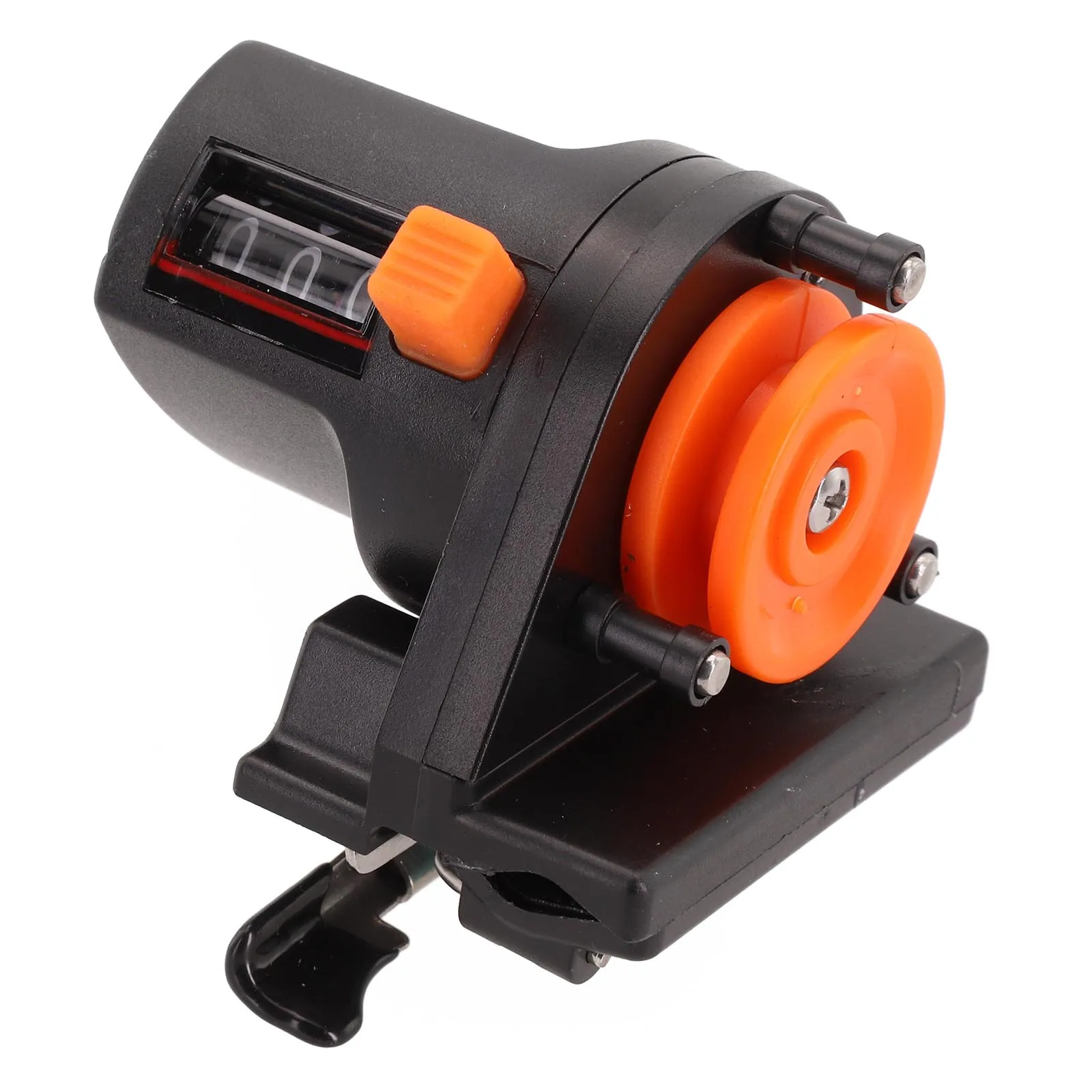

Fishing Rod Fishing Line Counter Outdoor Black+Orange Impact-resistant Parts 0-999 Meters Accessories Brand New