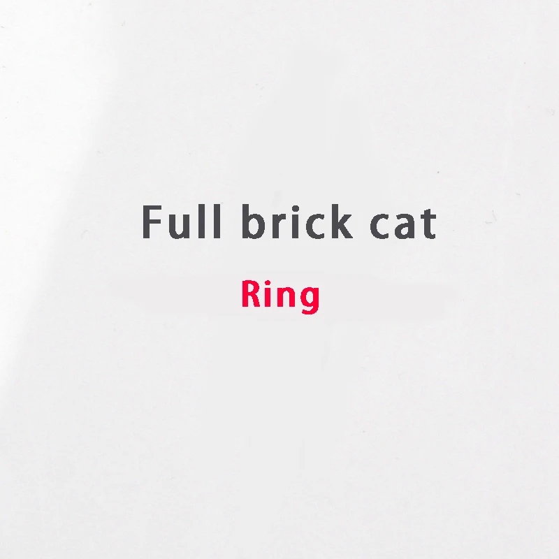 50pcs Full brick cat  Ring