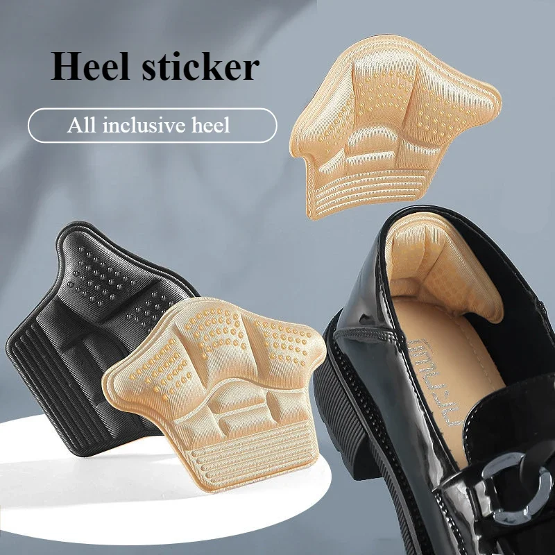 Heel Protectors Stickers Sneaker Shrinking Size Insoles Anti-wear Feet Shoe Pads Adjust Size High Very Cushion Inserts for Shoes