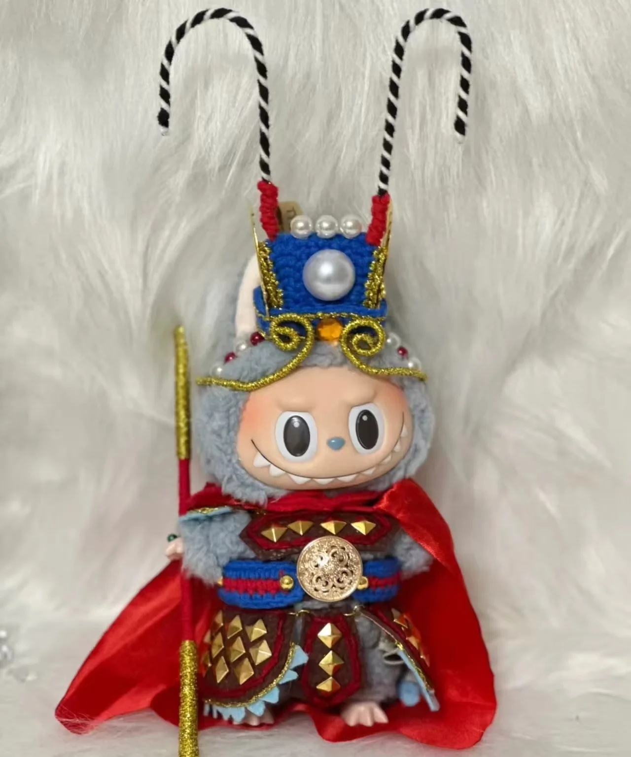 

Одежда для Labubu, одежда Sun Wukong, виниловые куклы, детская одежда, 17 см, набор ручной работы «сделай сам», для пеленания, подарки по индивидуальному заказу