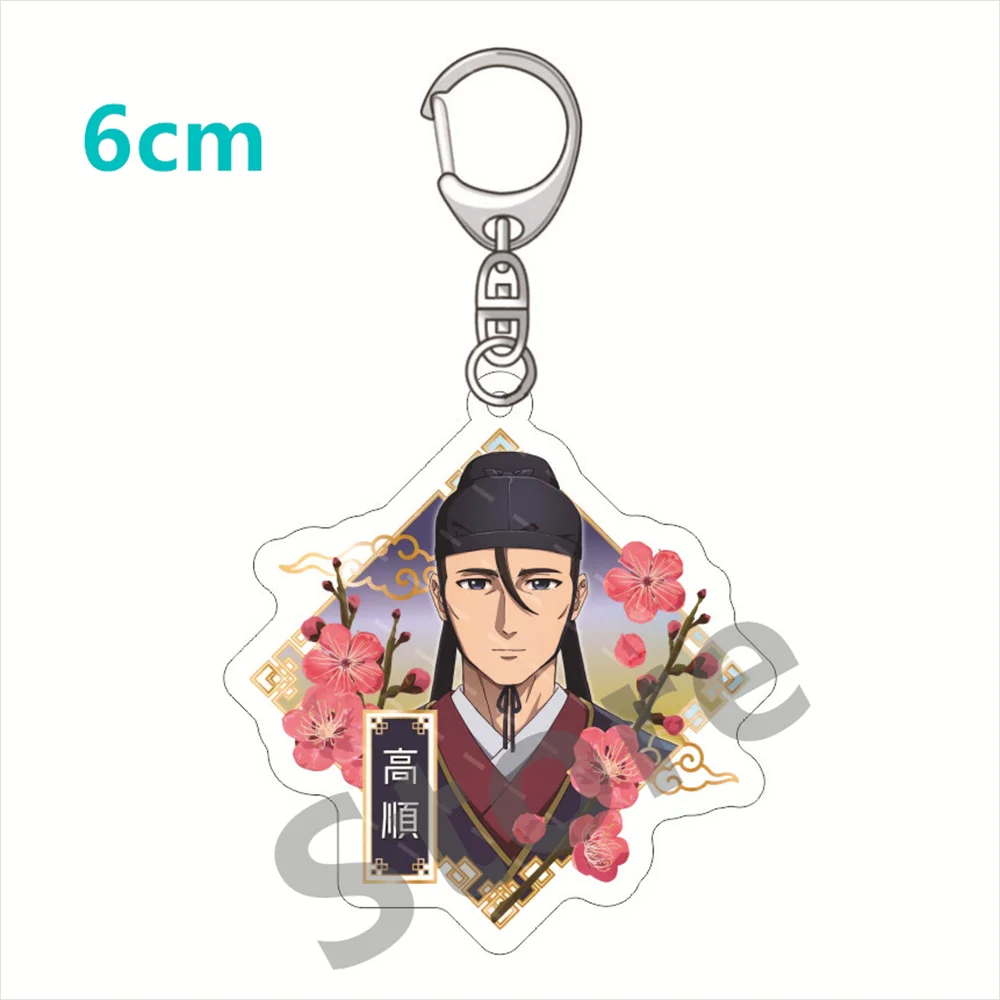 Anime Diaries Kusuriya No Hitorigoto Keychain Acrylic Figure Maomao Gao Shun Li Bai Cosplay Keyring Pendant Gifts