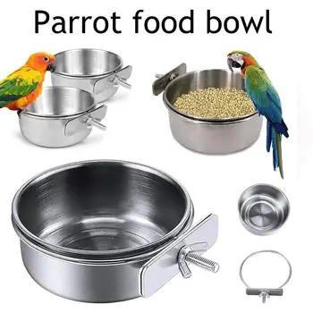 Stainless Steel Bird Feeding Bowl 1