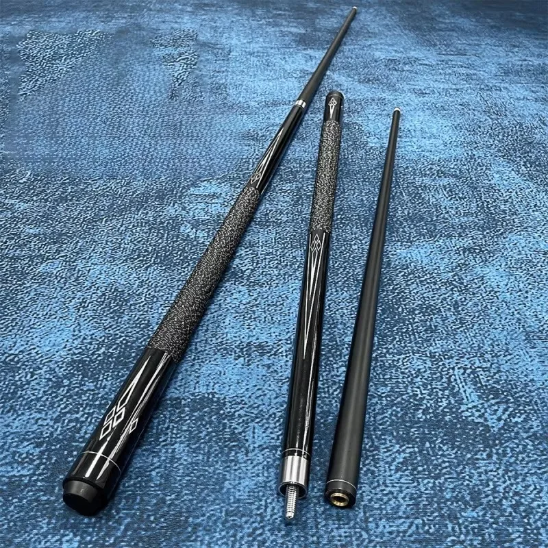 High Precision Black Technical Billiard Club 10mm 11.5mm 13mm Trick 1/2 Split Snooker Special Club