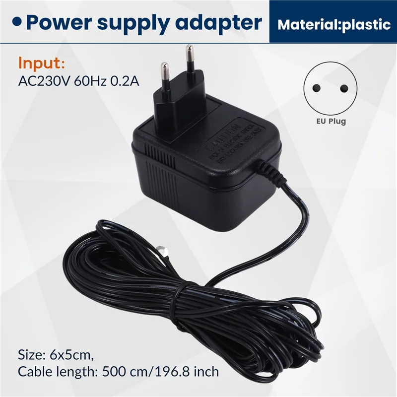 18 فولت 500MA محول شاحن بطارية إمداد الطاقة لمبيعات جرس الباب الدائري في الهواء الطلق