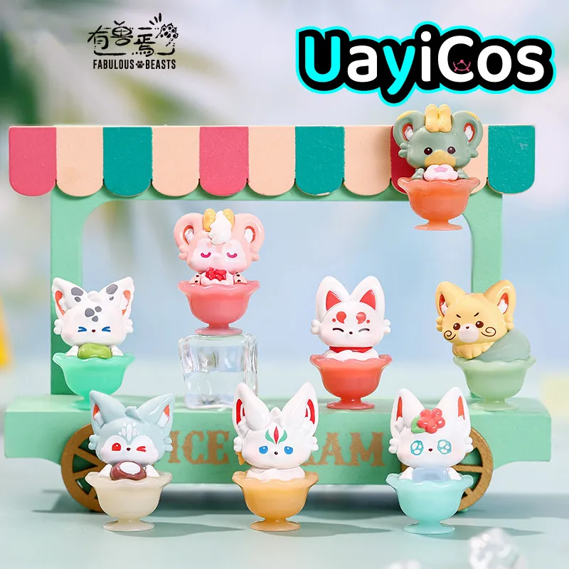 

In Stock Original Fabulous Beasts Stuffed Plushies Doll Cool Ice Products Series Model Desktop Ornaments Cute Cartoon Anime Game