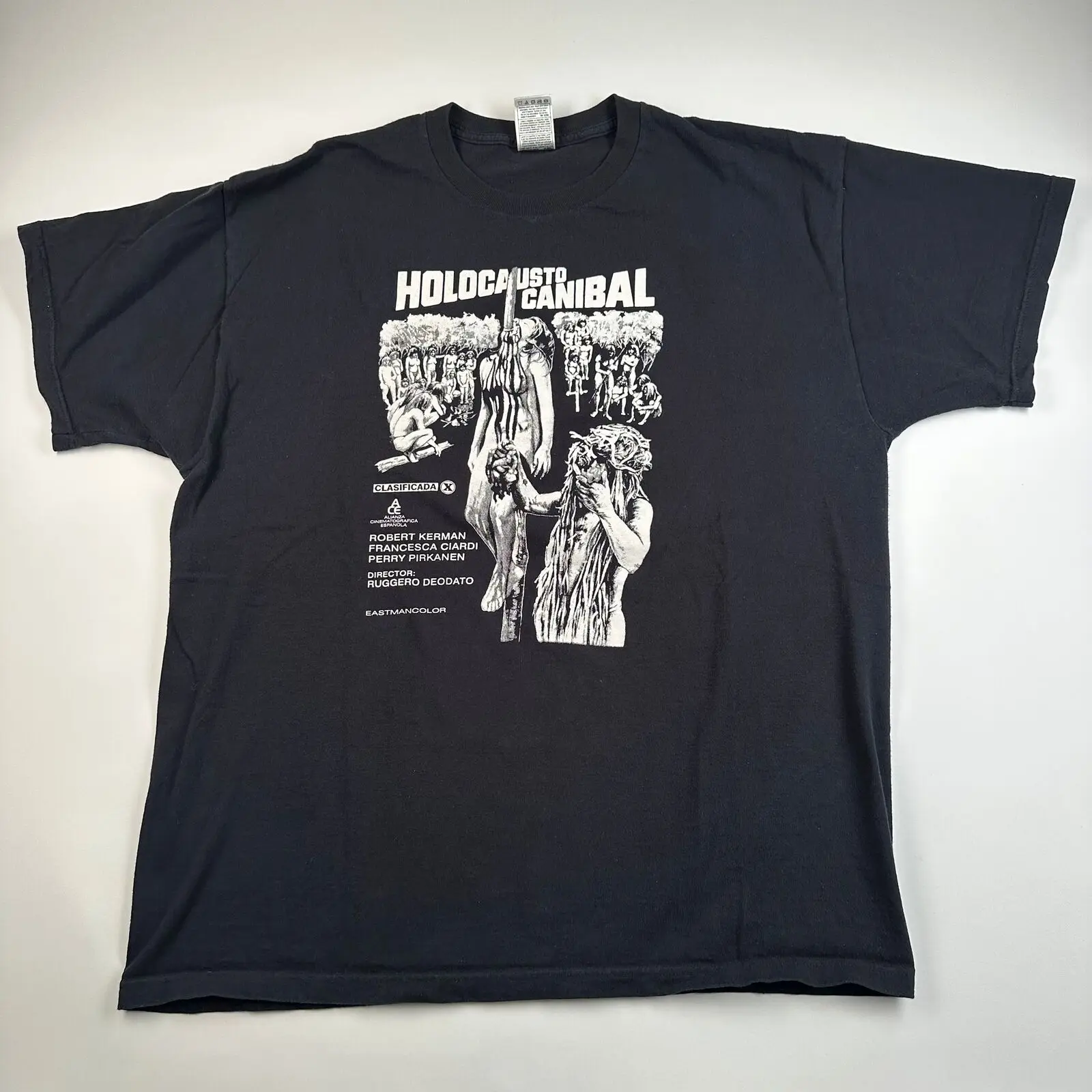 Vintage 2000S Holocausto Canibal T Shirt Xl