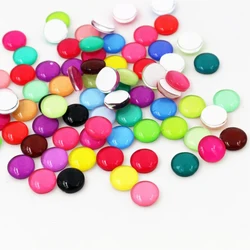 New Fashion Hot Sale 50pcs 8mm 10mm 12mm Mixed Colors Style Handmade Photo Glass Cabochons