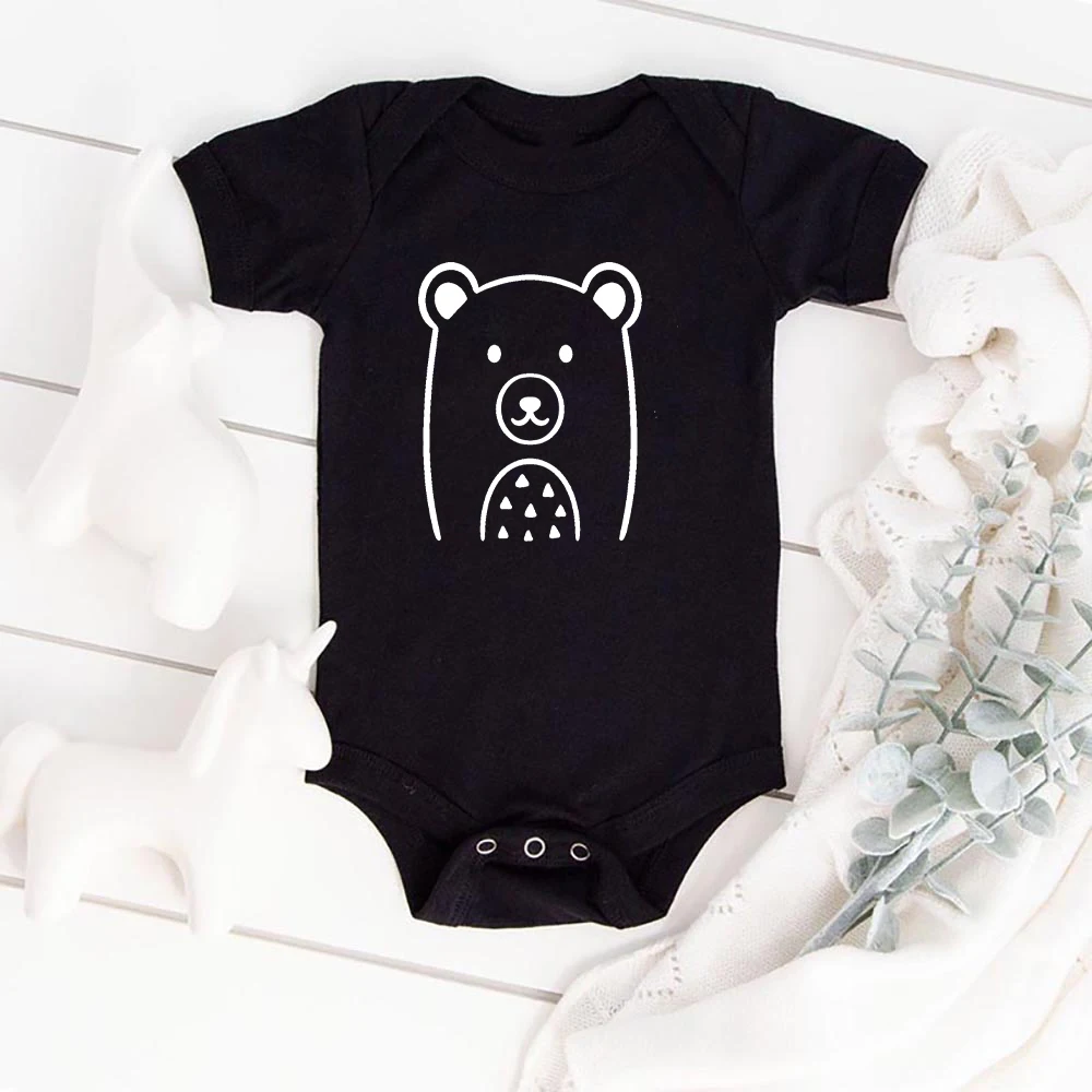 She's a Cool Mom Baby Boy Girl Clothes Summer Home Casual Newborn Oneseis Pajamas Cotton Black Toddelr Romper Free Shipping