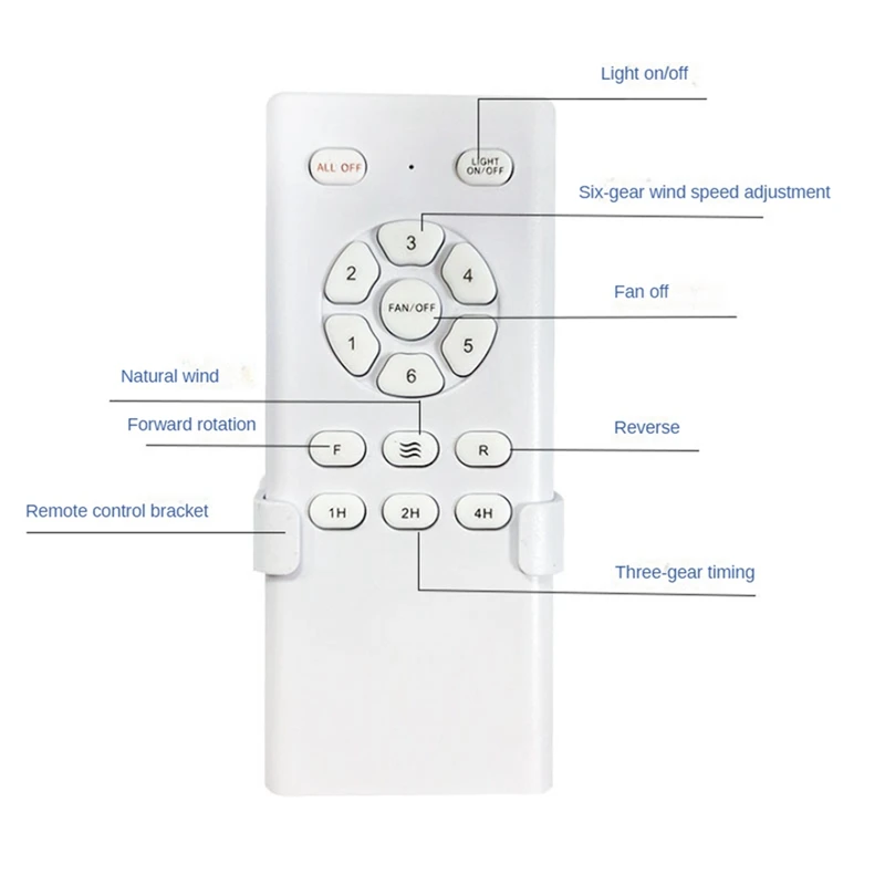 Frequency Conversion Ceiling Fan Remote Control Kit Light High Voltage 6-Speed Remote Receiver Controller, Fine Workmanship