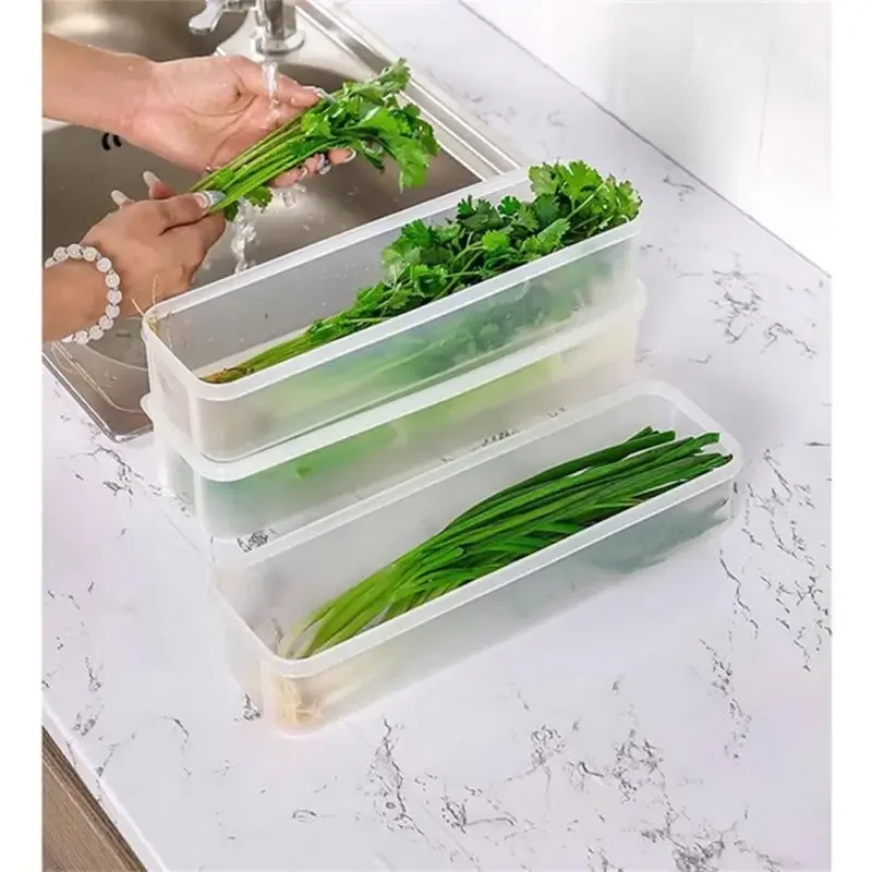 Noodle Storage Box Household Noodle And Grain Preservation Box Large-Capacity Food Sealing Box Refrigerator Storage Box Plastic