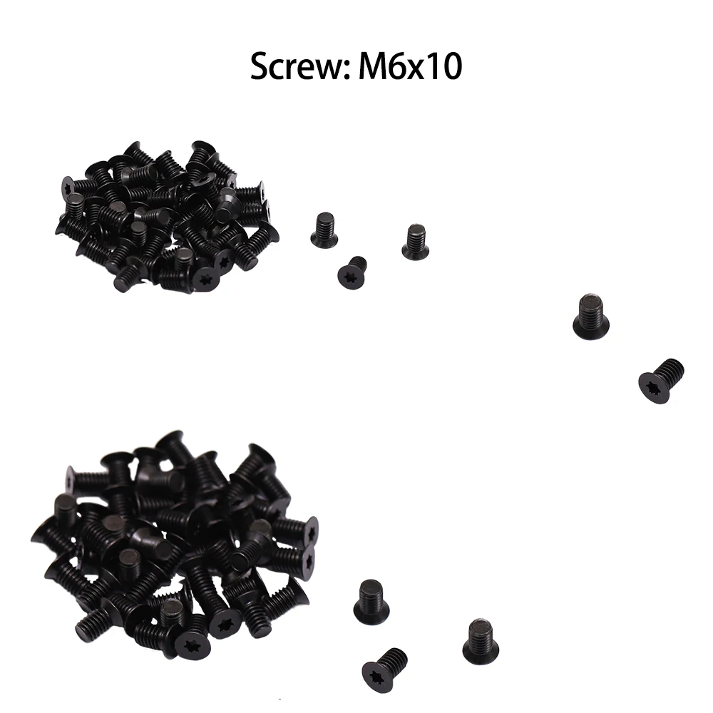 500PCS M6*10 Screws For Woodworking Replacement Carbide Inserts 14x14x2.0 Or 15x15x2.5