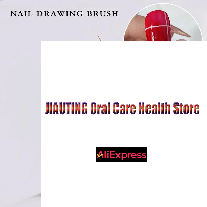 Pincéis de madeira para nail art, pincel delineador para detalhes finos, pincel delineador para desenho fino, pincel para pintura com gel UV, ferramen