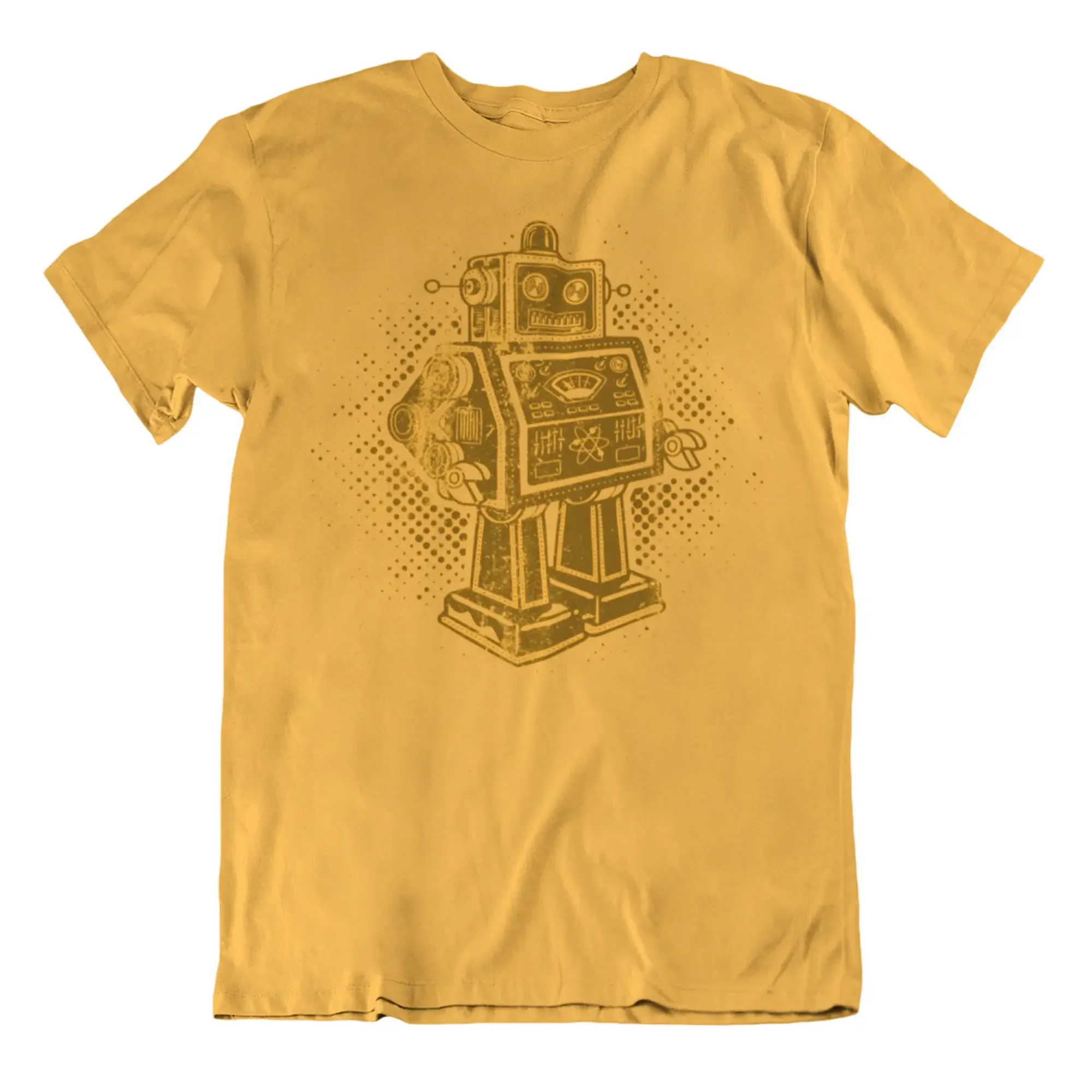 Retro Bot T Shirt Funny Mens s Novelty VIntage