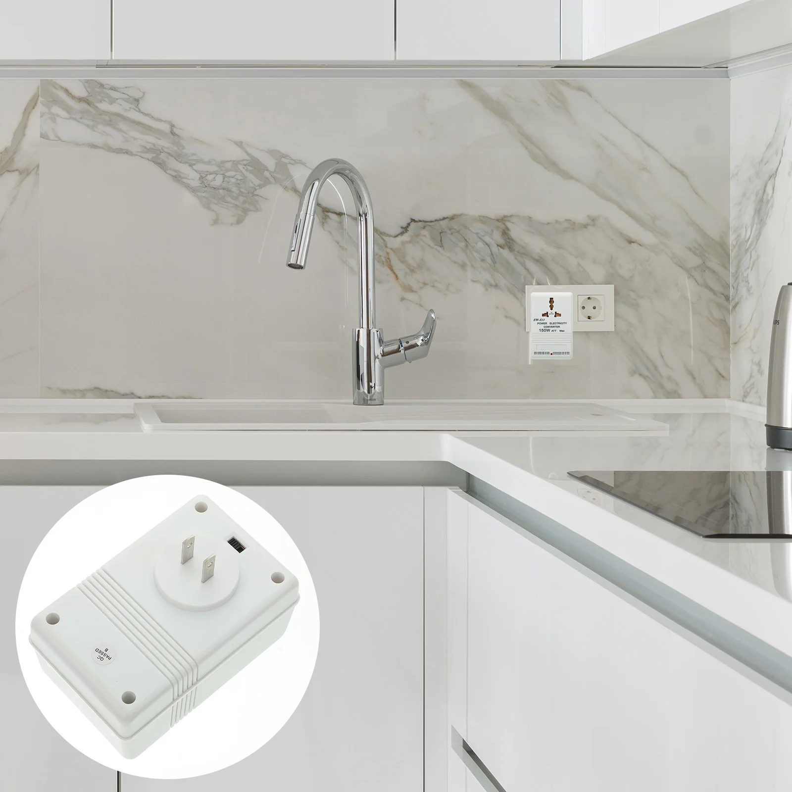 

1pc Voltage Converter Transformer Power Adapter 110V To 220V Step Up Down For Travel Appliances 110 To 220 Voltage Converter