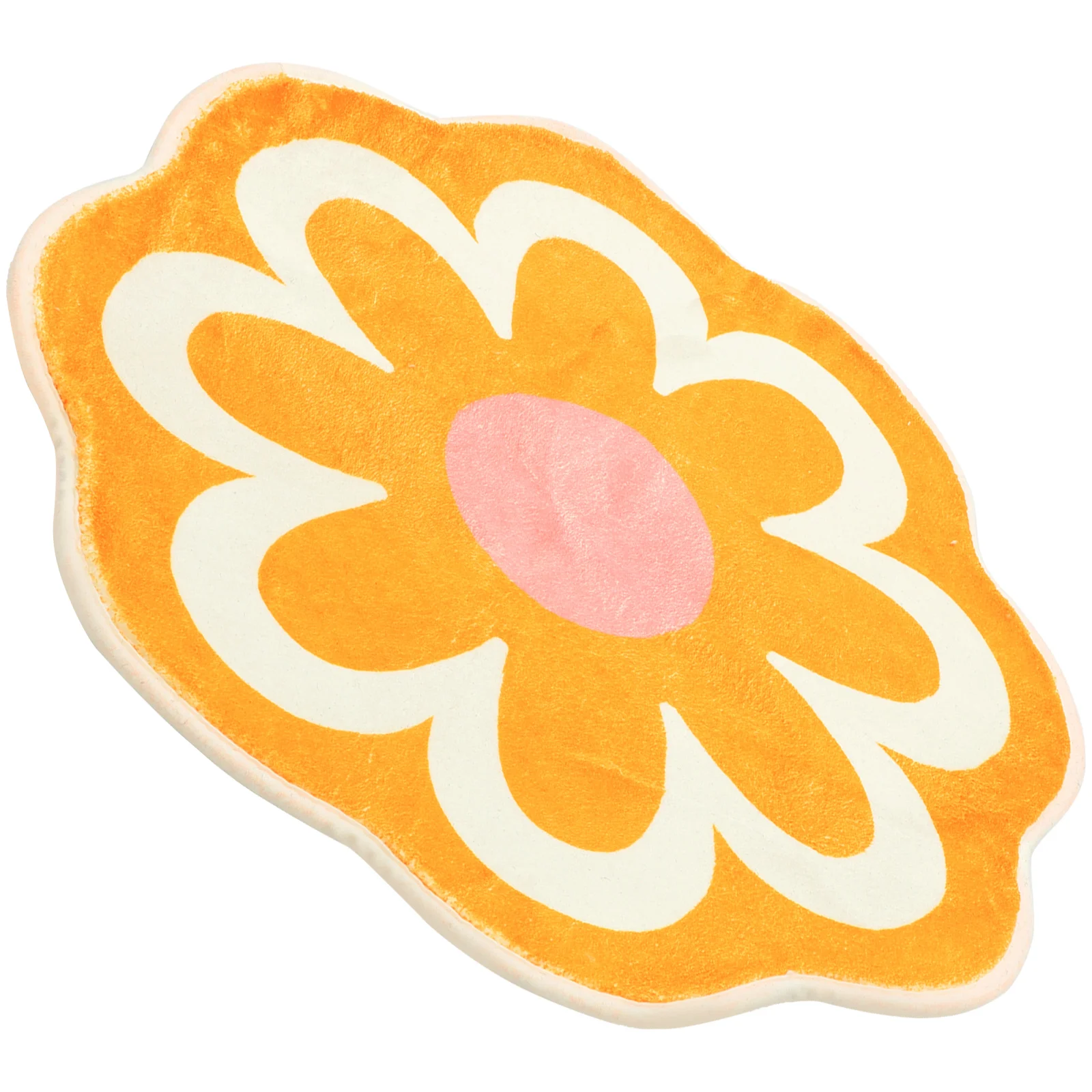 

Flower Non slip Round Rug Shower Carpet Bathroom Pad Polyester Rugs for Bedroom Baby Washable 30x30cm Bath Door Mats