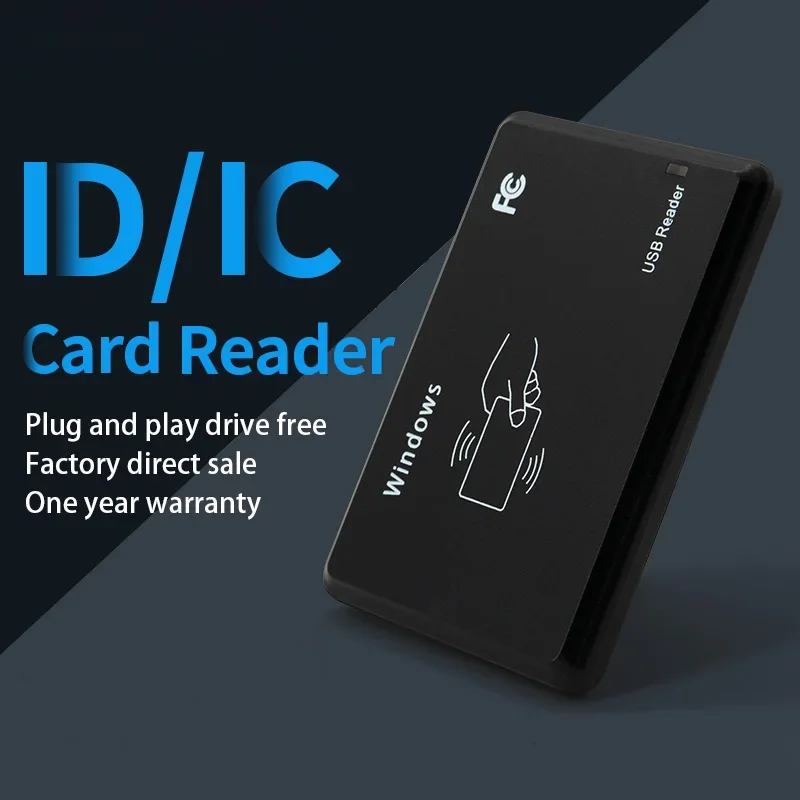 Smart RFID Card Reader 125KHz 13.56MHz ID IC Dual Frequency Access Control Encrypted Programmer Reader With USB Interface