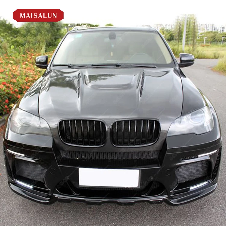 Factory Price Car Accessories Bumpers for BMW X6 E71 Upgrade To  HM Style FRP Material Body Kits Bumpers Fender Side Skirts