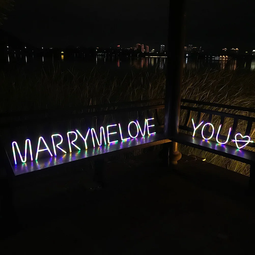 

Letter Light 26 English Letters LED Neon Decorative Lights for Bedroom Living Room Study Party Wall Decoration