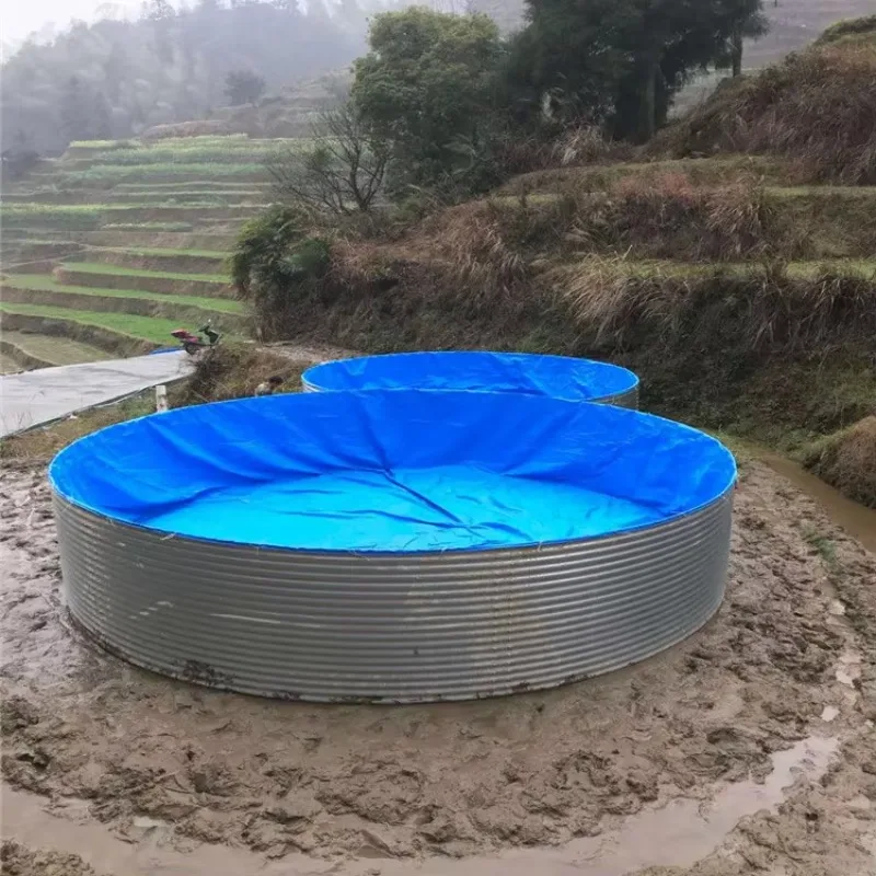 Factory Direct 2026 Fish Farming Equipment Aquaculture Water Circulatory System PVC Fish Pond Water Tanks For Sale