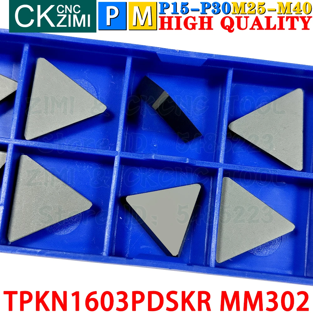 TPKN1603PDSKR MM302 TPKN 1603 PDSKR MM302 carbide inserts milling inserts tool CNC Indexable Cutting Turning cutter lathe Tool