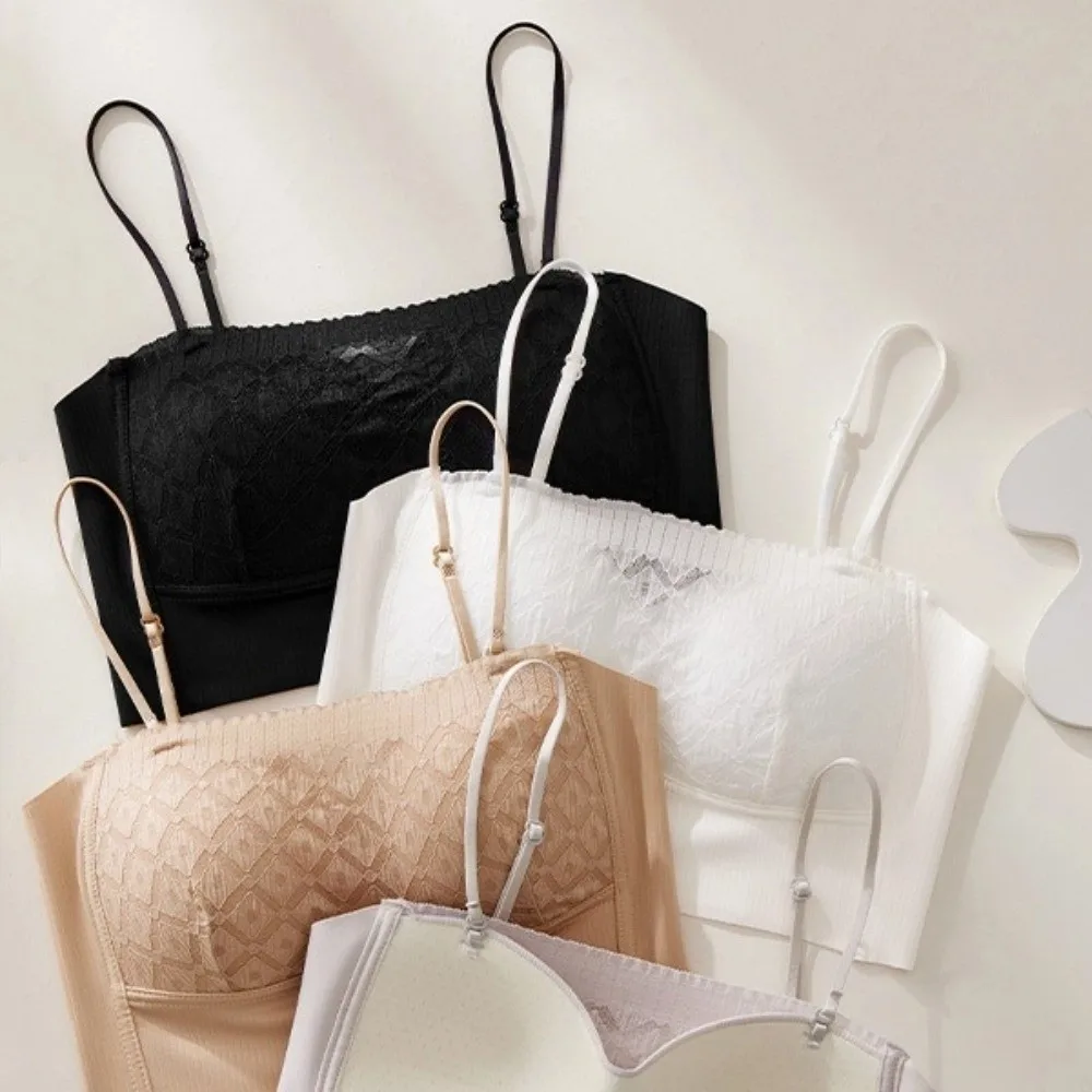 

Нижнее белье пуш-ап, кружевной беспроводной бюстгальтер, непровисающий кружевной жилет без следов, бюстгальтер со сборками груди, облегающие бесшовные бюстгальтеры