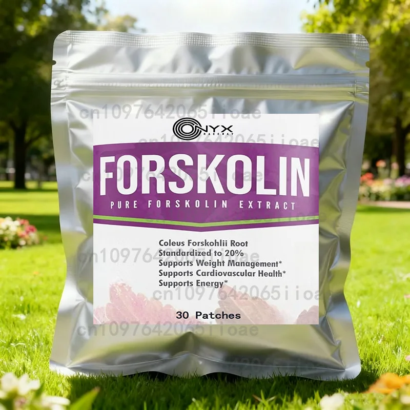 

30 пластырей Forskolin Transdermal Patches поддерживают энергетическое производство и иммунную систему