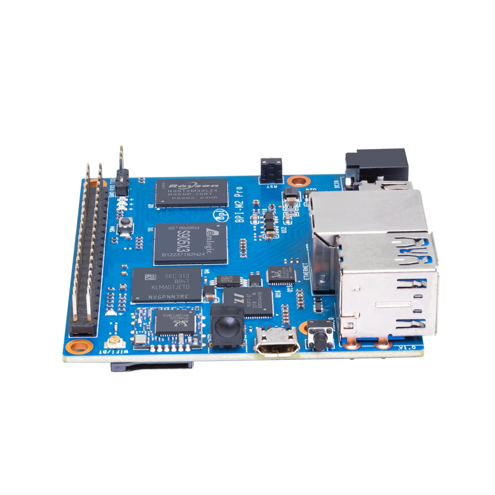 Banana PI BPI-M2 Pro Amlogic S905X3 Quad core Cortex-A55 Mali-G31 Demo Board 2GB LPDDR4 16GB eMMC With WiFi BT SBC Single Board