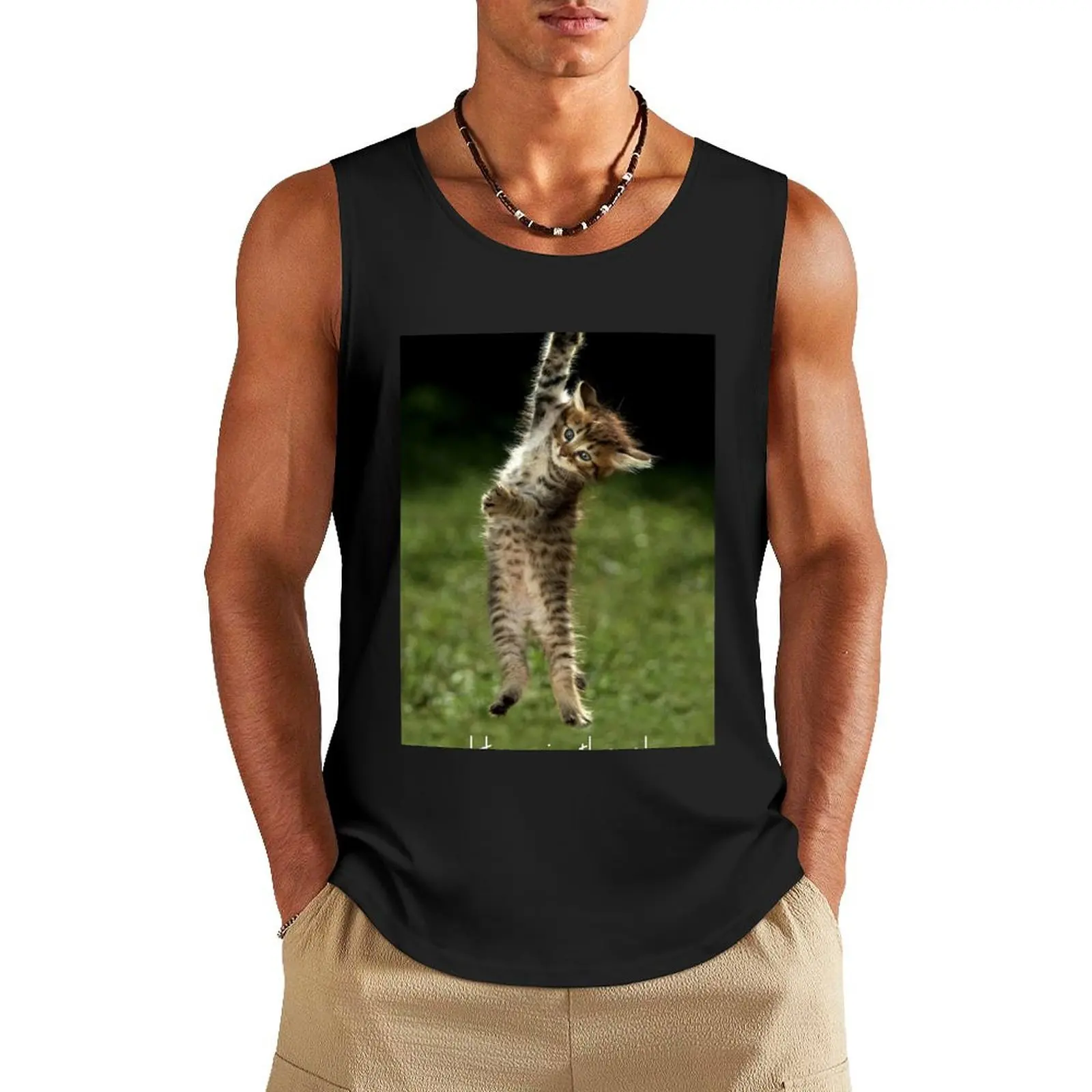 

Keith Gill the Roaring Kitty Hang in There (DFV) Tank Top sleeveless vest men sleeveless Men's t-shirts Gym t-shirt man