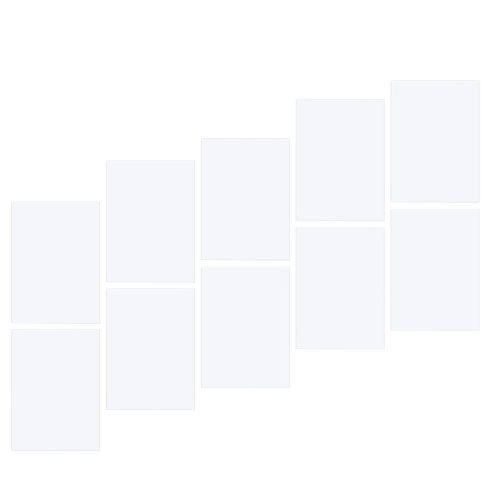 

10pcs Clear Acrylic Sheets Diy Picture Frame Boards Craft Panels Wedding Decor Cuttable Creative Crafting Lovers Gift