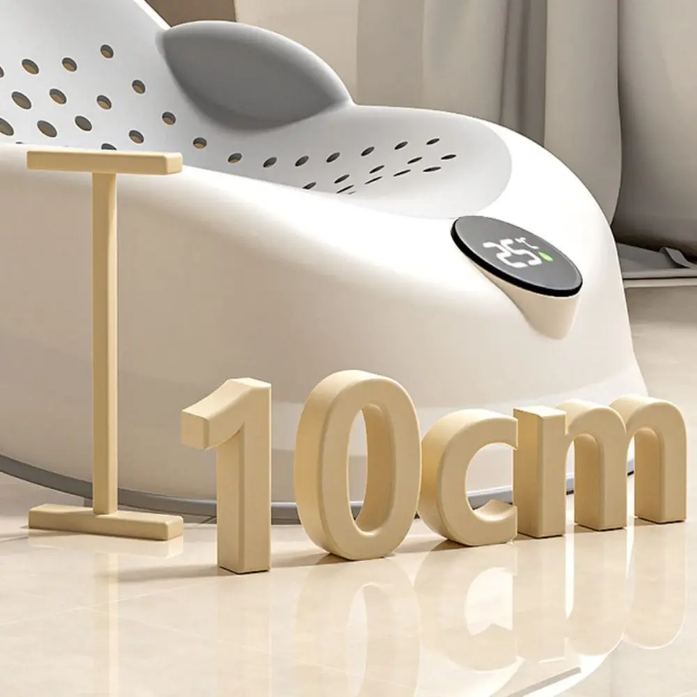 

Портативная комфортная подставка-сетка для ванной с датчиком температуры и сетчатым материалом для безопасного ухода за младенцами