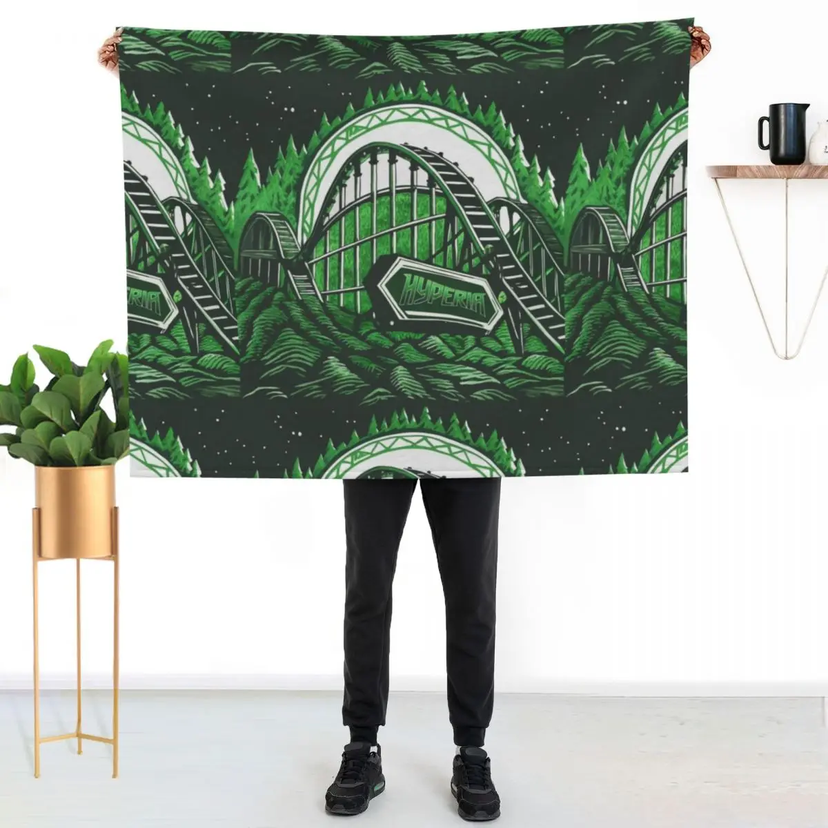 

hyperia Throw Blanket Elegant Warm Throw Blanket for Hotel Home