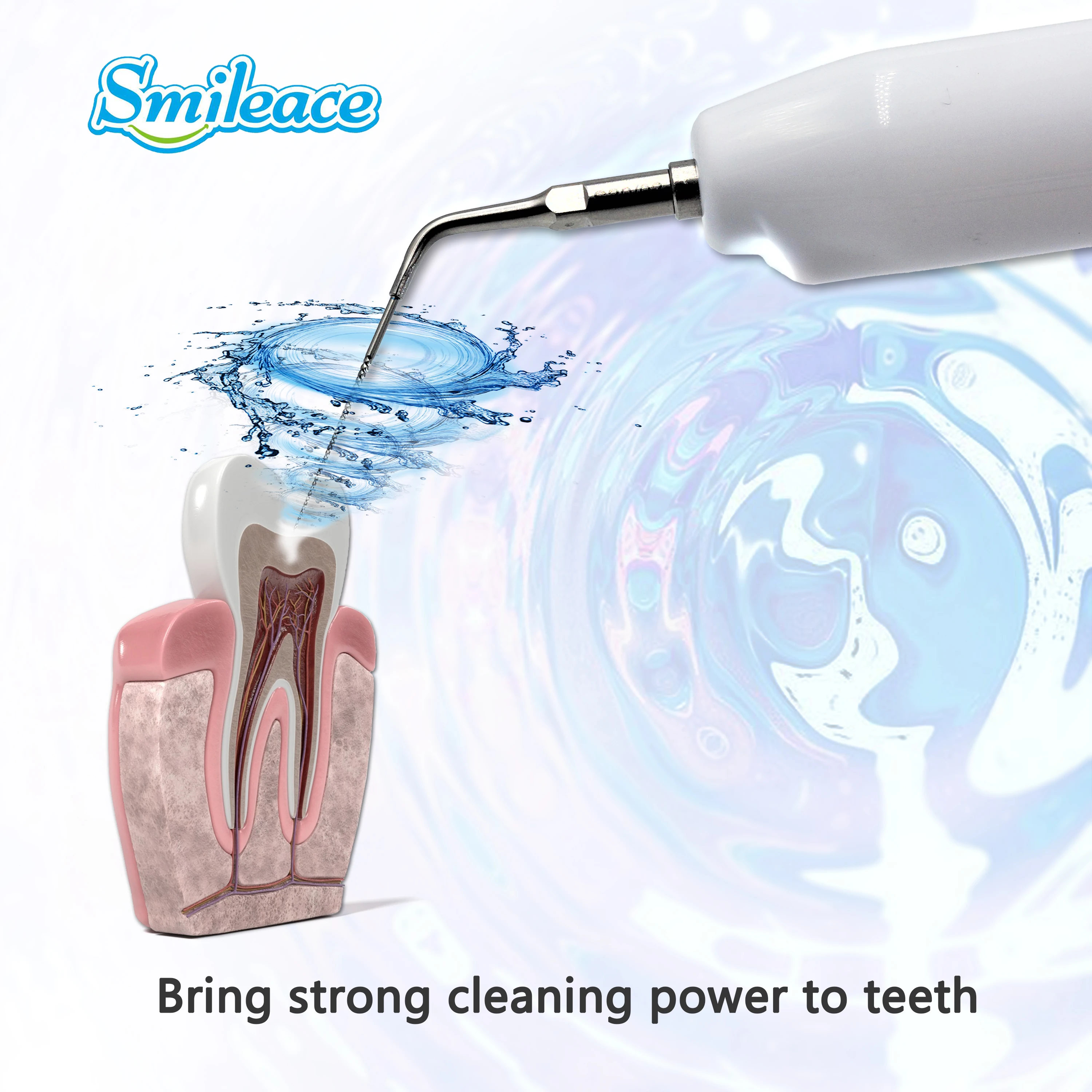 LED Dental Wireless Ultrasonic Activator Endo Ultra Activator Ultrasonic Washing Tooth with 6 Tips Dentistry Tools