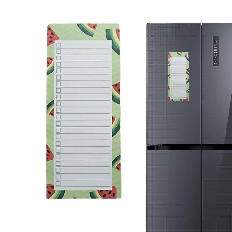 Fridge Memo Pads Magnetic Notepads Cute Sticky Planner To Do List Grocery Shopping List Planner Magnetic Sticky Notes