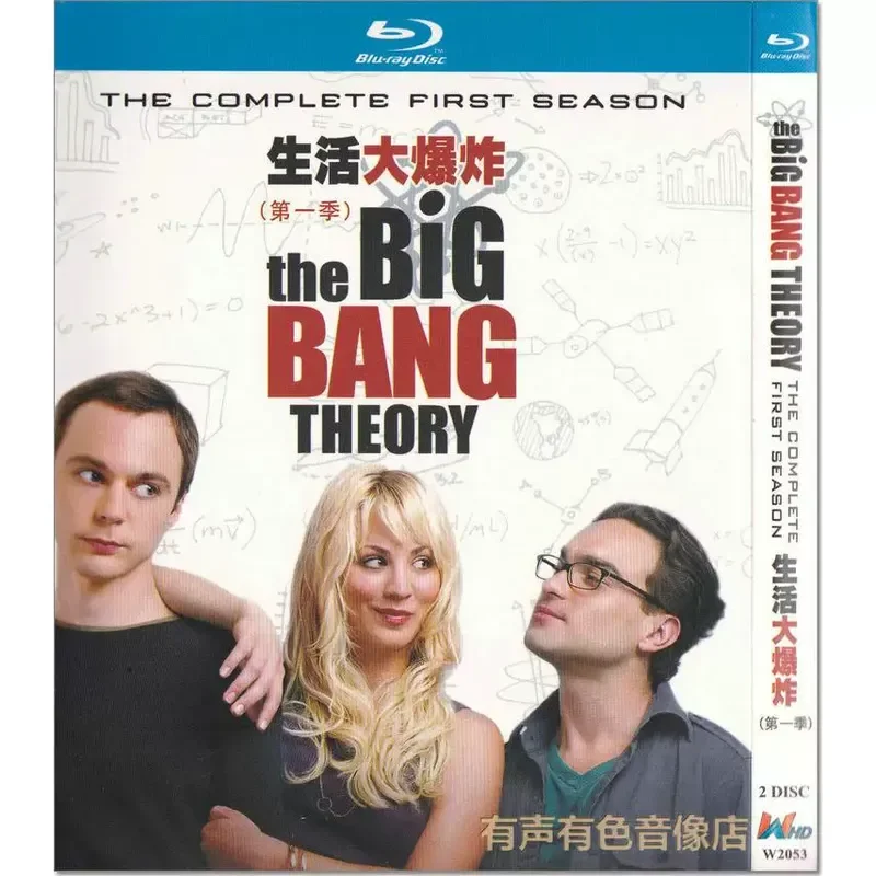 American Comedy TV Series The Big Bang Theory Season 1-12 Blu-ray BD High Definition 24 Discs