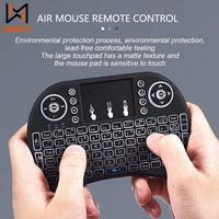 MRSVI i8 2.4G Fly Mouse Remote Control Air Mouse with Touchpad Keyboard Backlit Mini Wireless Keyboard for PC Android TV Box,PC
