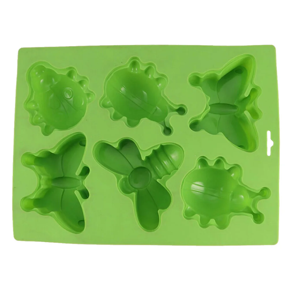 Moldes de silicona para dulces, chocolates antiadherentes, moldes para hornear jabón Diy, formas de mariquita de libélula aprobadas resistentes al calor