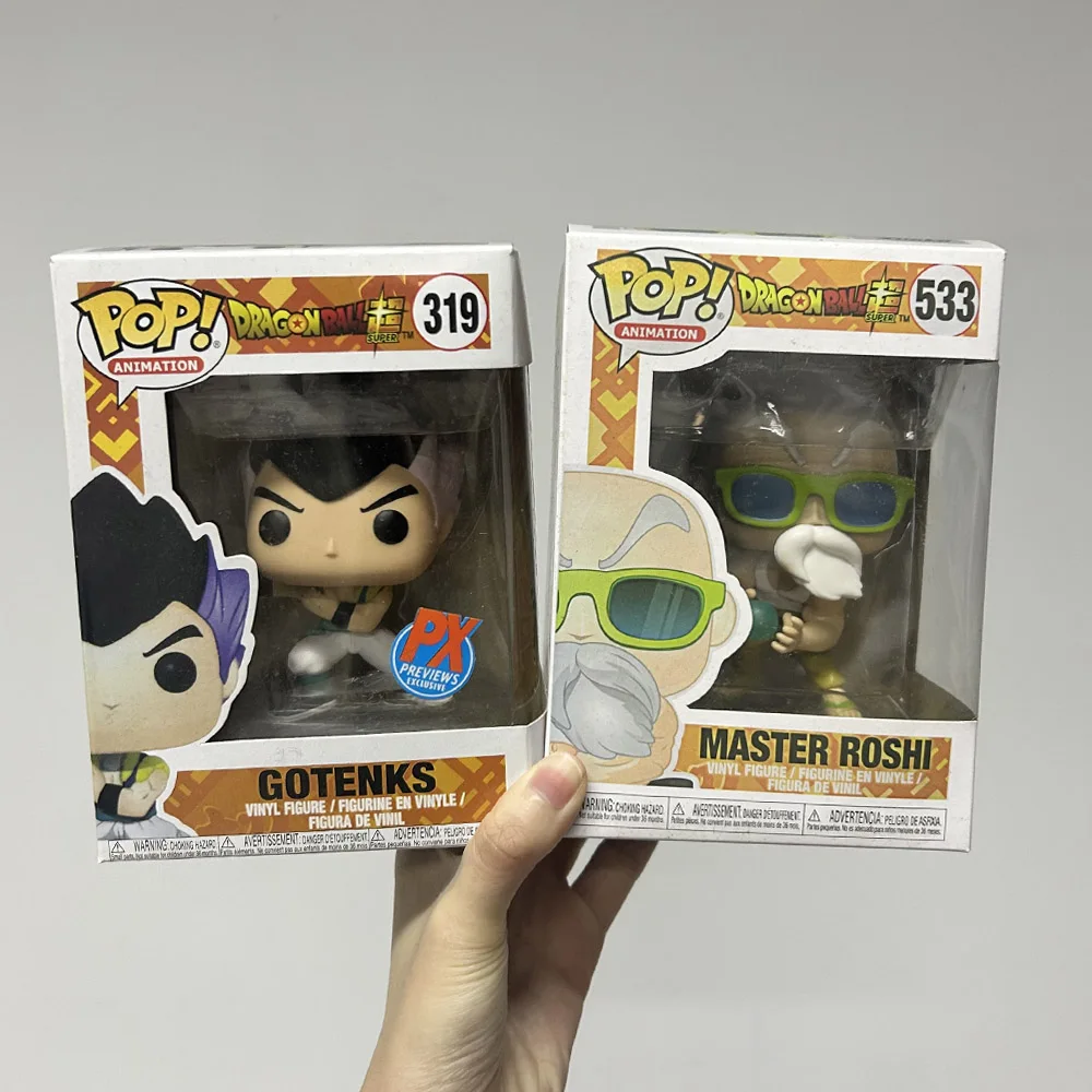 Figuras Funko de Dragon Ball, Gotenks # Maestro Roshi 319 # 533 Figuras de Acción de Vinilo Coleccionables, Muñecos, Decoración del Hogar, Regalos