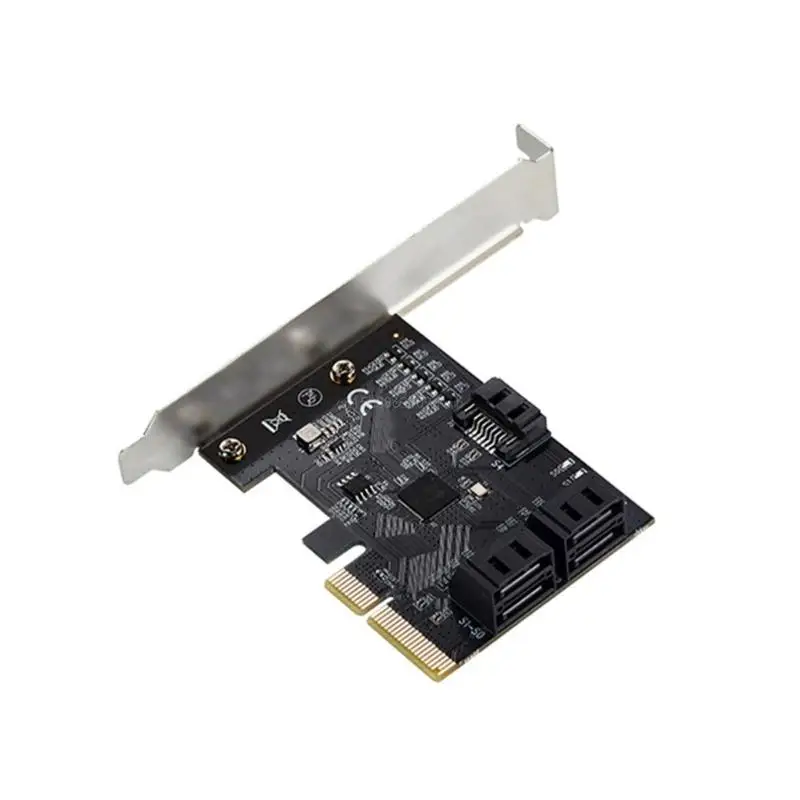 Reliable PCIEto 5port SATA3.0 Expansion Cards for Storage Expansion Computer Enthusiasts Use for Multiple Devices