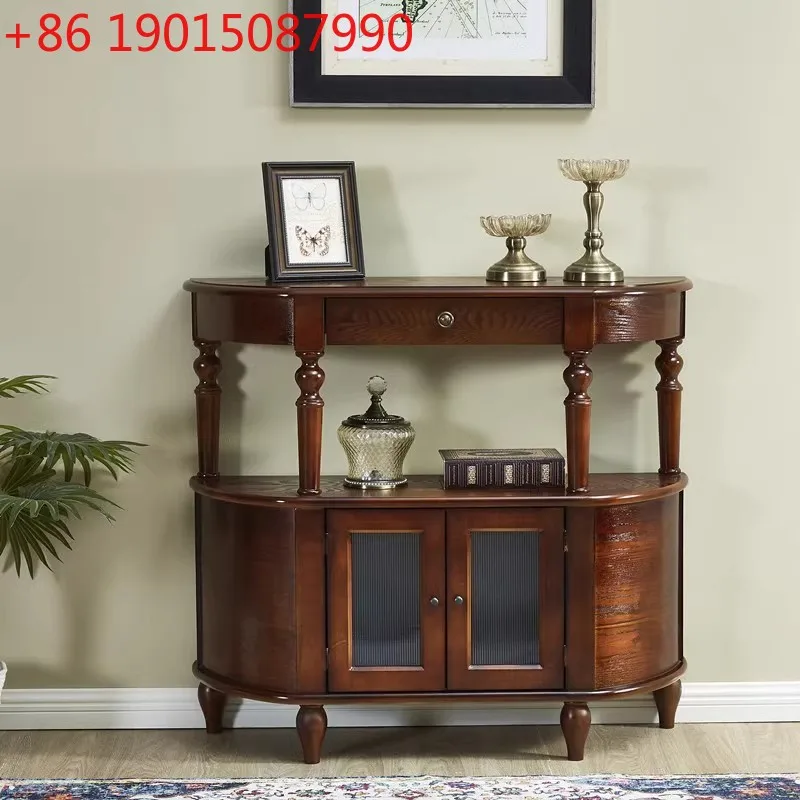 

Premium Vintage Console Table Drawers Storage Organizer Living Room Console Table Beauty Nordic Wohnzimmer Tisch Furniture