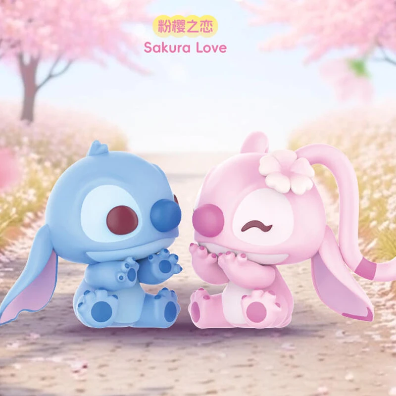 Disney Cherry Blossom Series Spring Honey Words Surrounding Blind Box Cute Winnie the Pooh Figurine Collectible Display Piece
