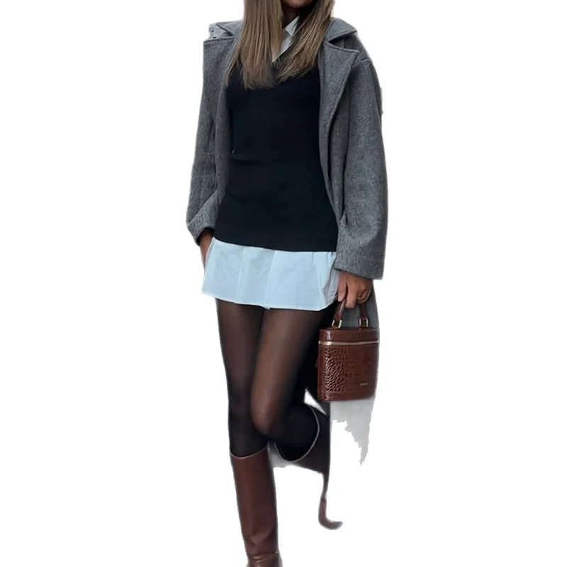 Manteau polyvalent de Style élégant pour femmes, automne et hiver 2025